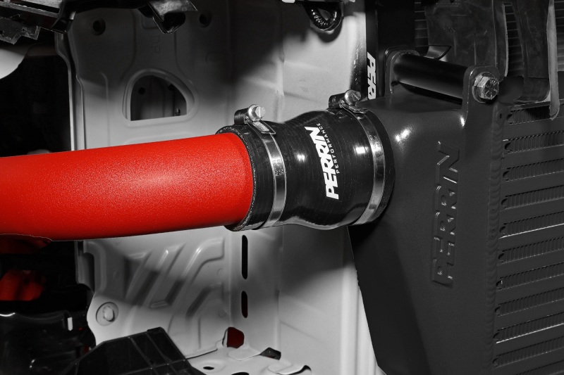 Subaru WRX Front Mount Intercooler - Perrin Performance - Red Tubes & Black Core - `22-`25